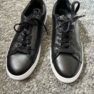Thursday Black Leather Men's Sneakers
